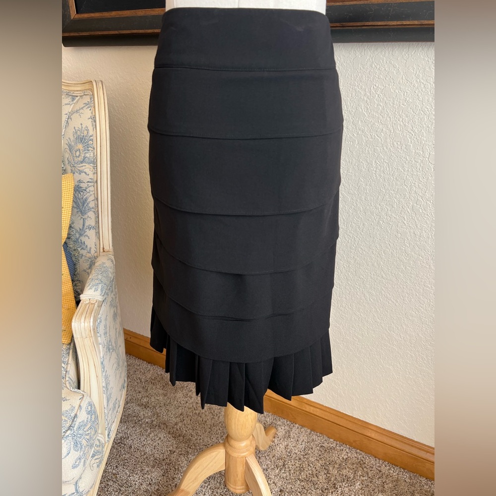 Sandro Black Layered Skirt